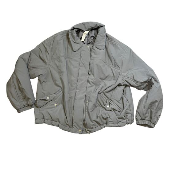 Lululemon Insulated Oversized Collared Jacket in Solar Grey size M